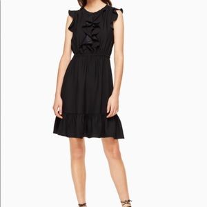 Kate Spade crepe ruffle dress